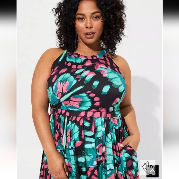 Torrid Maxi Studio Knit Halter Dress - Picture 3 of 12